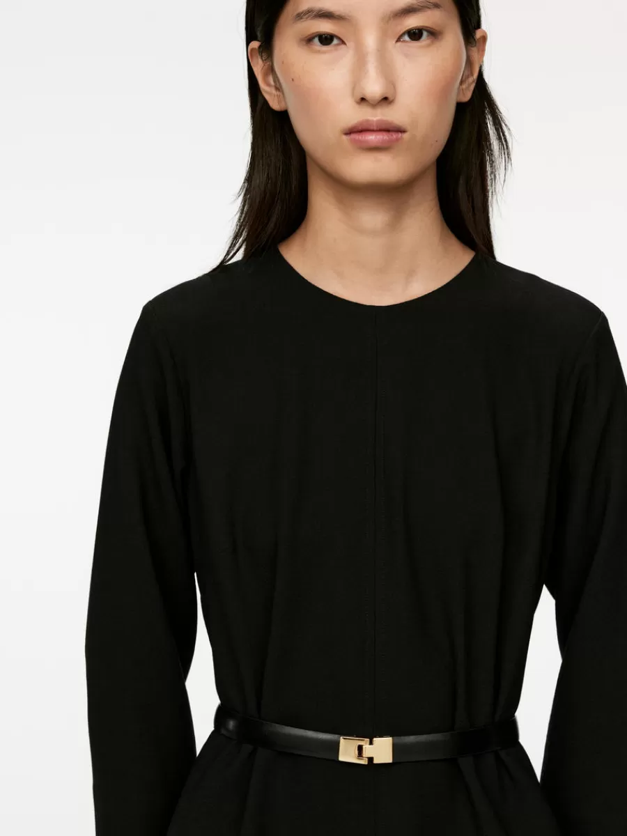 Robes-ARKET Robe longue en laine Noir