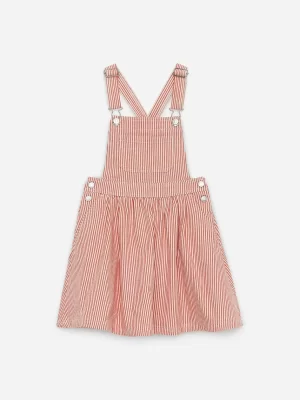 Robes | Robes-ARKET Robe salopette Rouge/Blanc