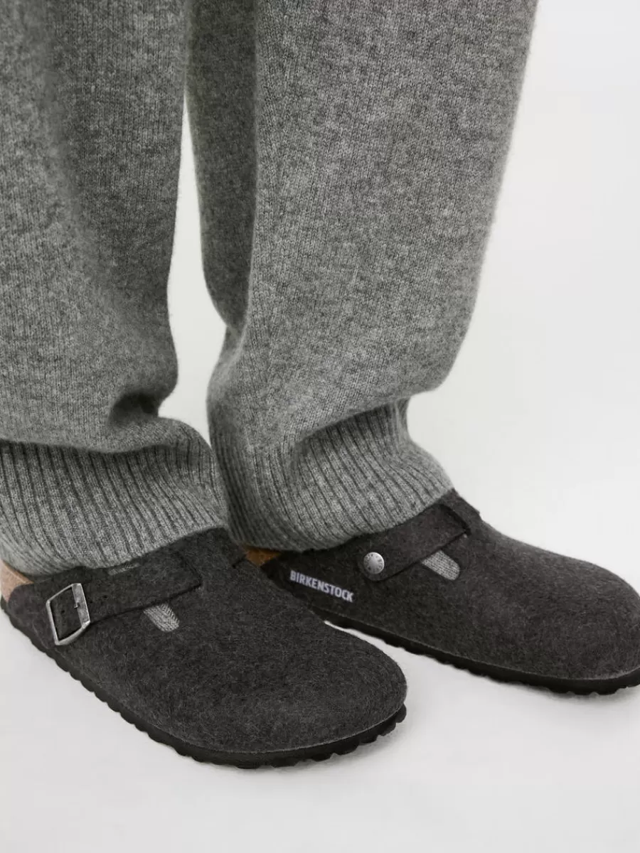 Toutes Les Chaussures-ARKET Sabots en laine Boston de Birkenstock gris