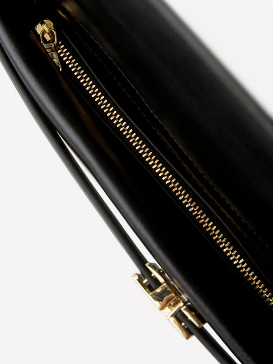 Tous Les Sacs-ARKET Sac à bandoulière en cuir Noir