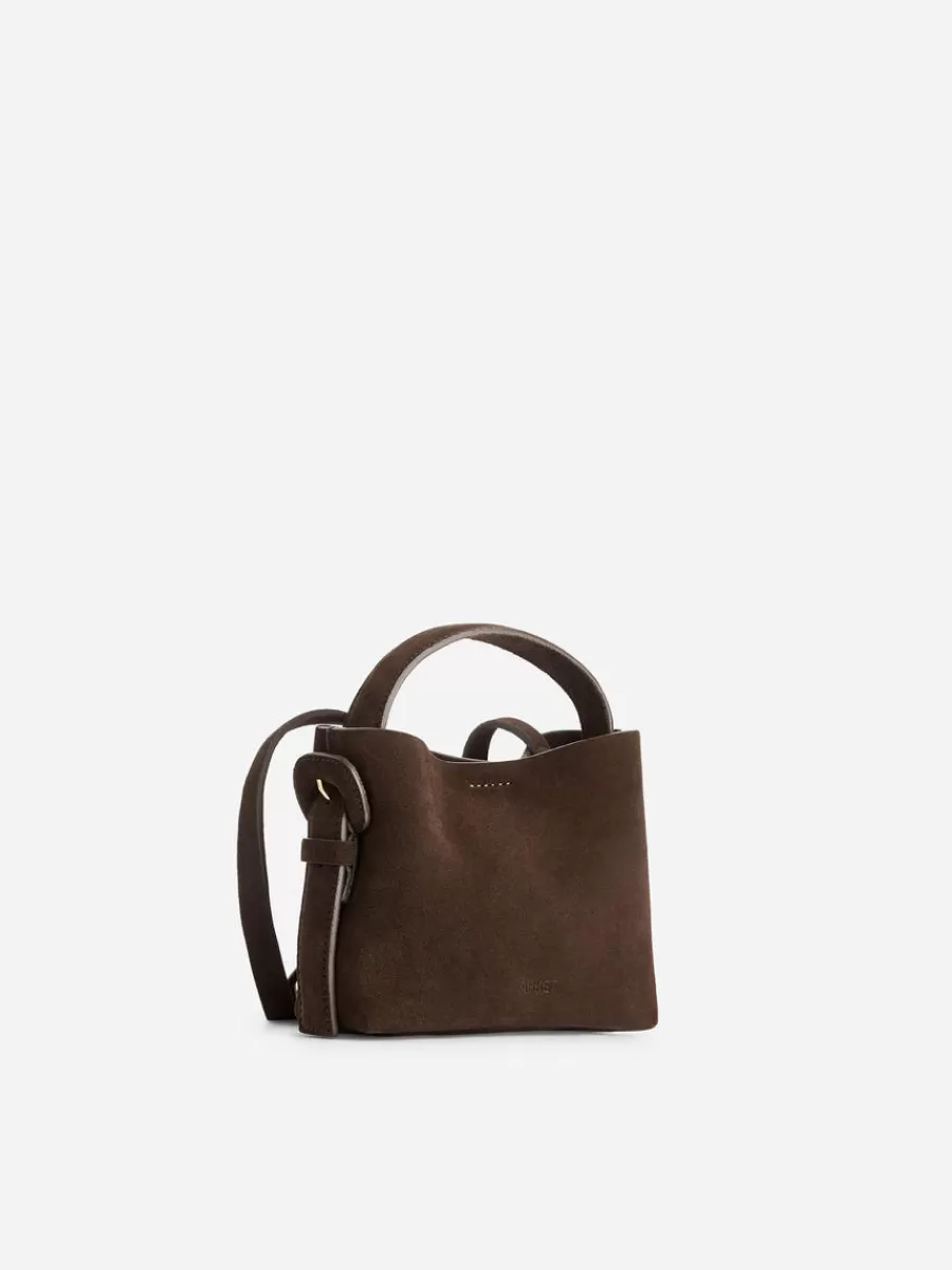 Tous Les Sacs-ARKET Sac bandoulière en daim Marron