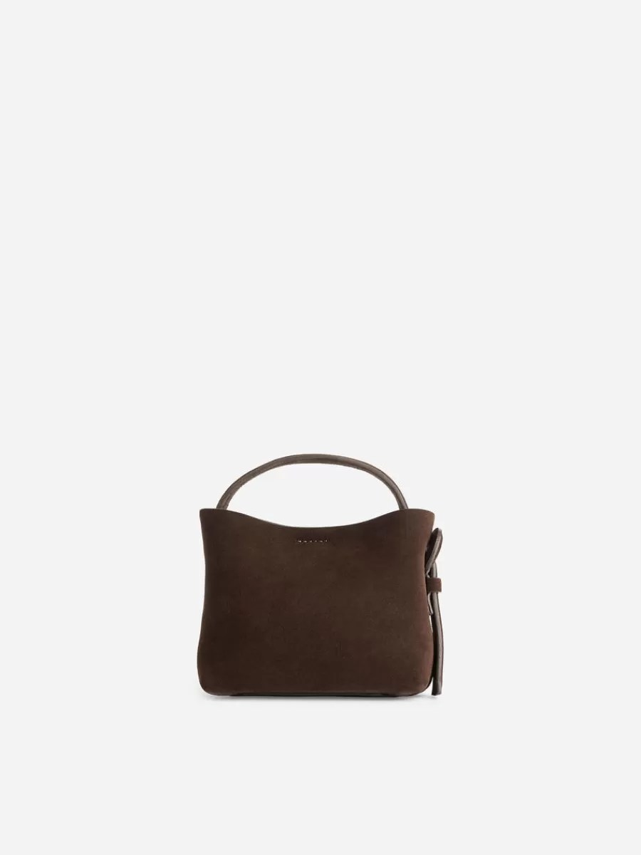 Tous Les Sacs-ARKET Sac bandoulière en daim Marron