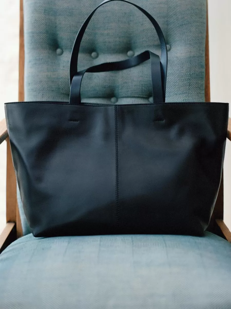 Tous Les Sacs-ARKET Sac fourre-tout en cuir Noir