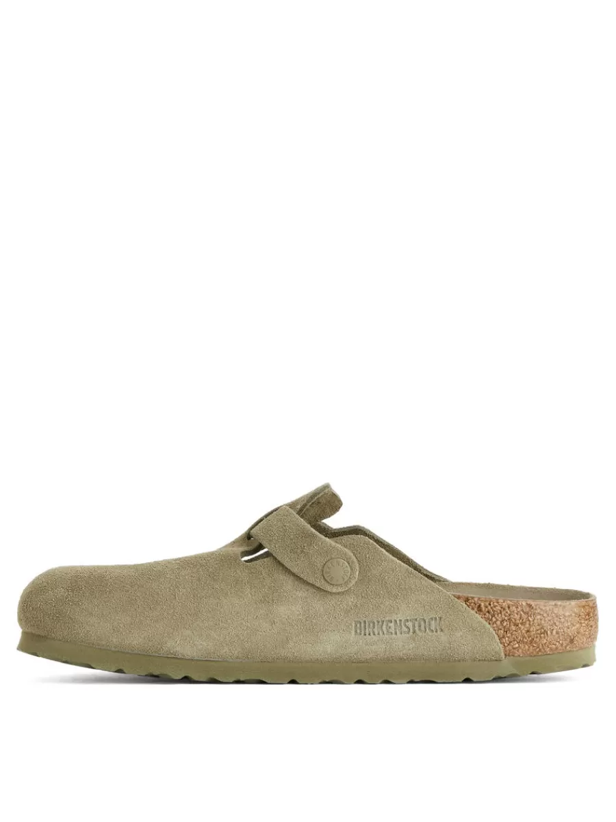 Toutes Les Chaussures | Maillots De Bain-ARKET Sandales Birkenstock Boston Faded Khaki