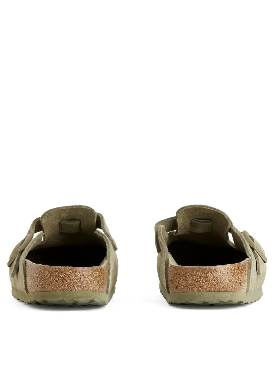 Toutes Les Chaussures | Maillots De Bain-ARKET Sandales Birkenstock Boston Faded Khaki