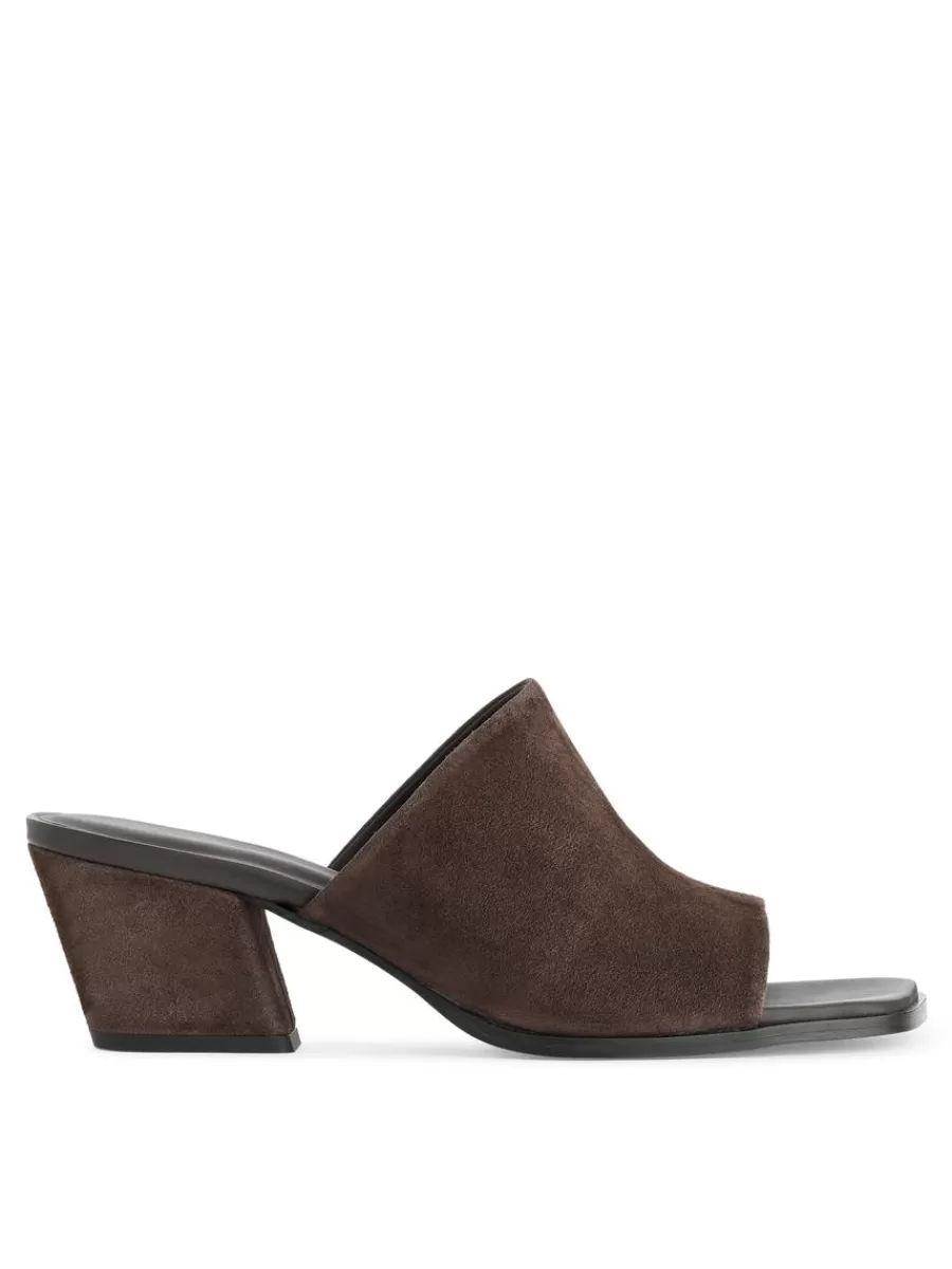 Toutes Les Chaussures-ARKET Sandales en daim à talon moyen Marron