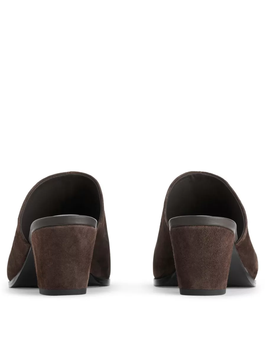 Toutes Les Chaussures-ARKET Sandales en daim à talon moyen Marron