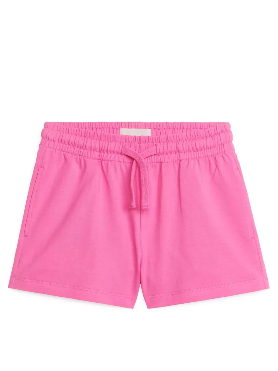 Pantalons Et Shorts | Pantalons-ARKET Short décontracté en jersey Rose