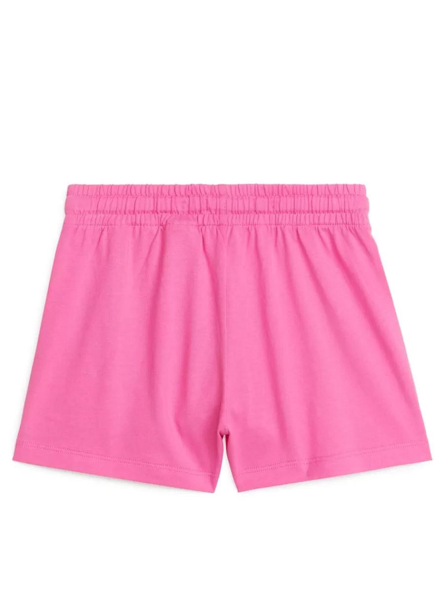 Pantalons Et Shorts | Pantalons-ARKET Short décontracté en jersey Rose