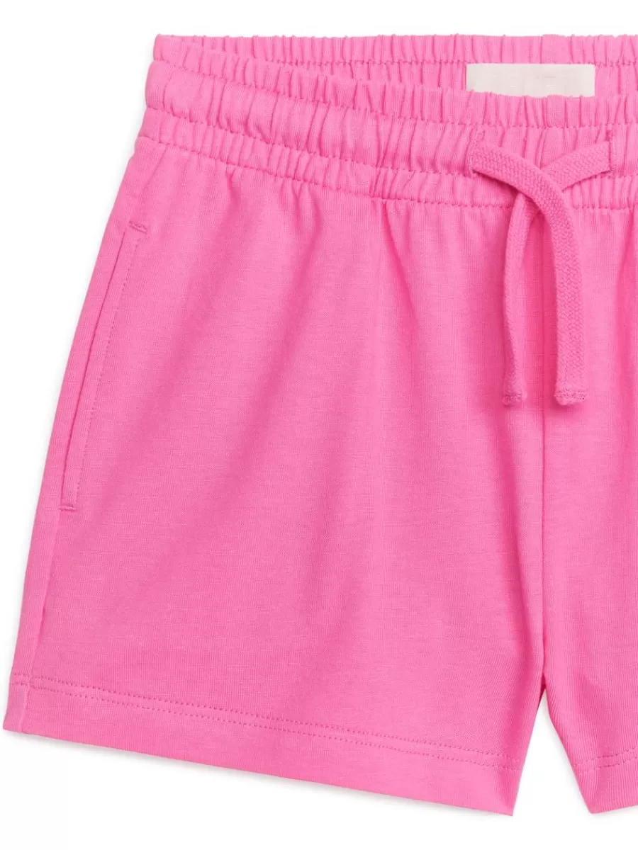 Pantalons Et Shorts | Pantalons-ARKET Short décontracté en jersey Rose