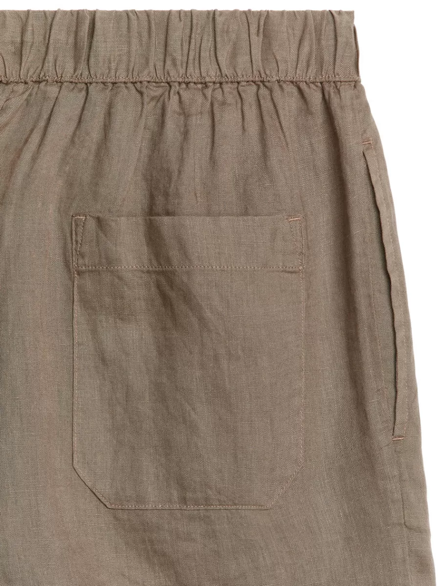 Tenues Décontractées-ARKET Short en lin Taupe