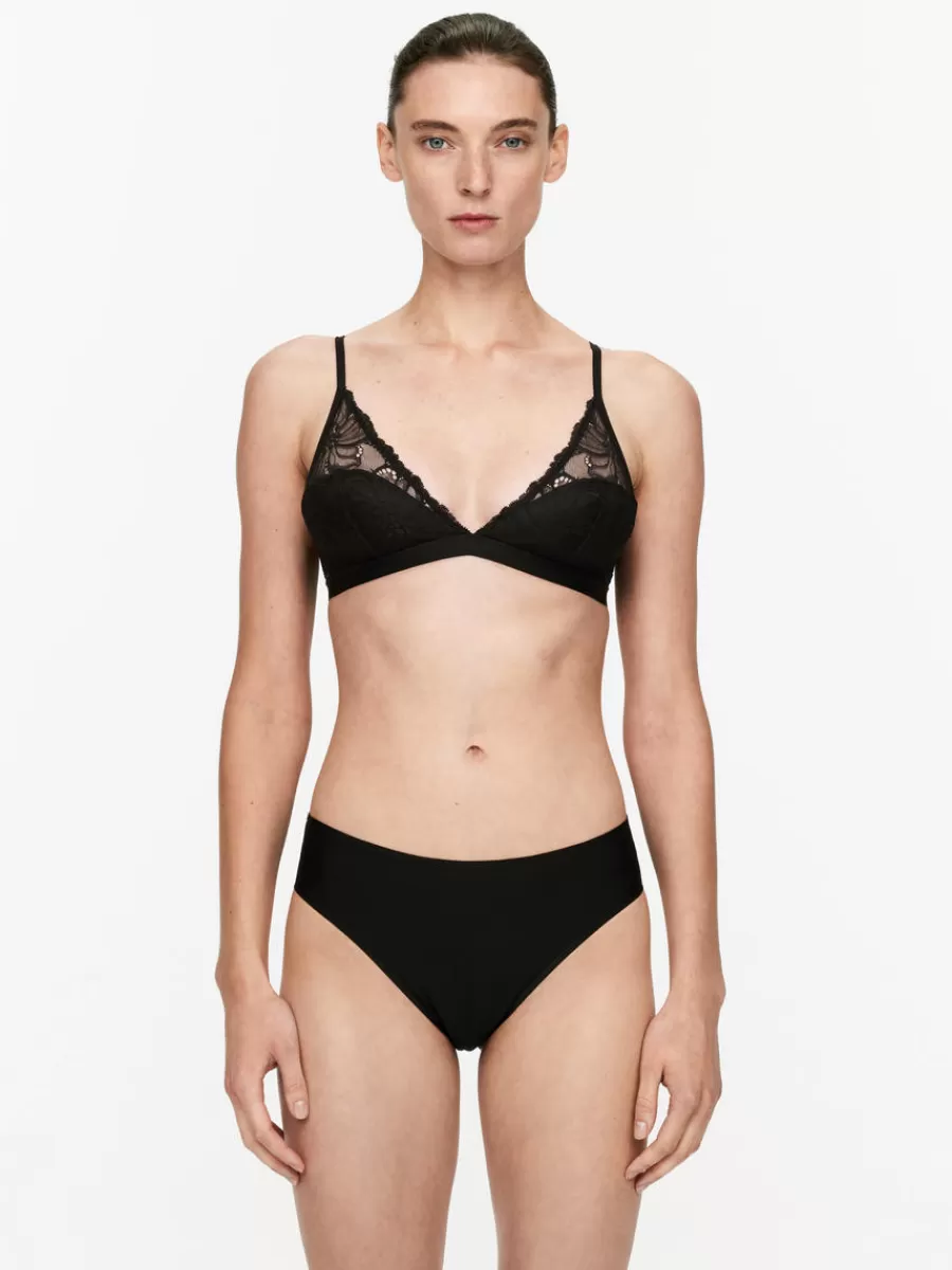 Sous-Vêtements-ARKET Soutien-gorge en dentelle rembourré Noir