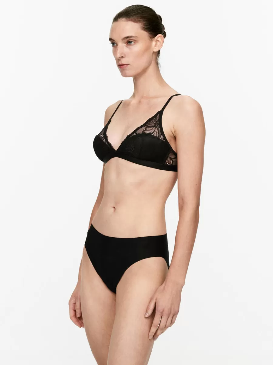 Sous-Vêtements-ARKET Soutien-gorge en dentelle rembourré Noir