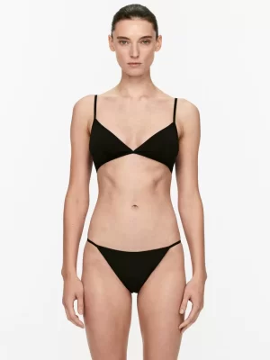 Sous-Vêtements-ARKET Soutien-gorge souple en coton Noir
