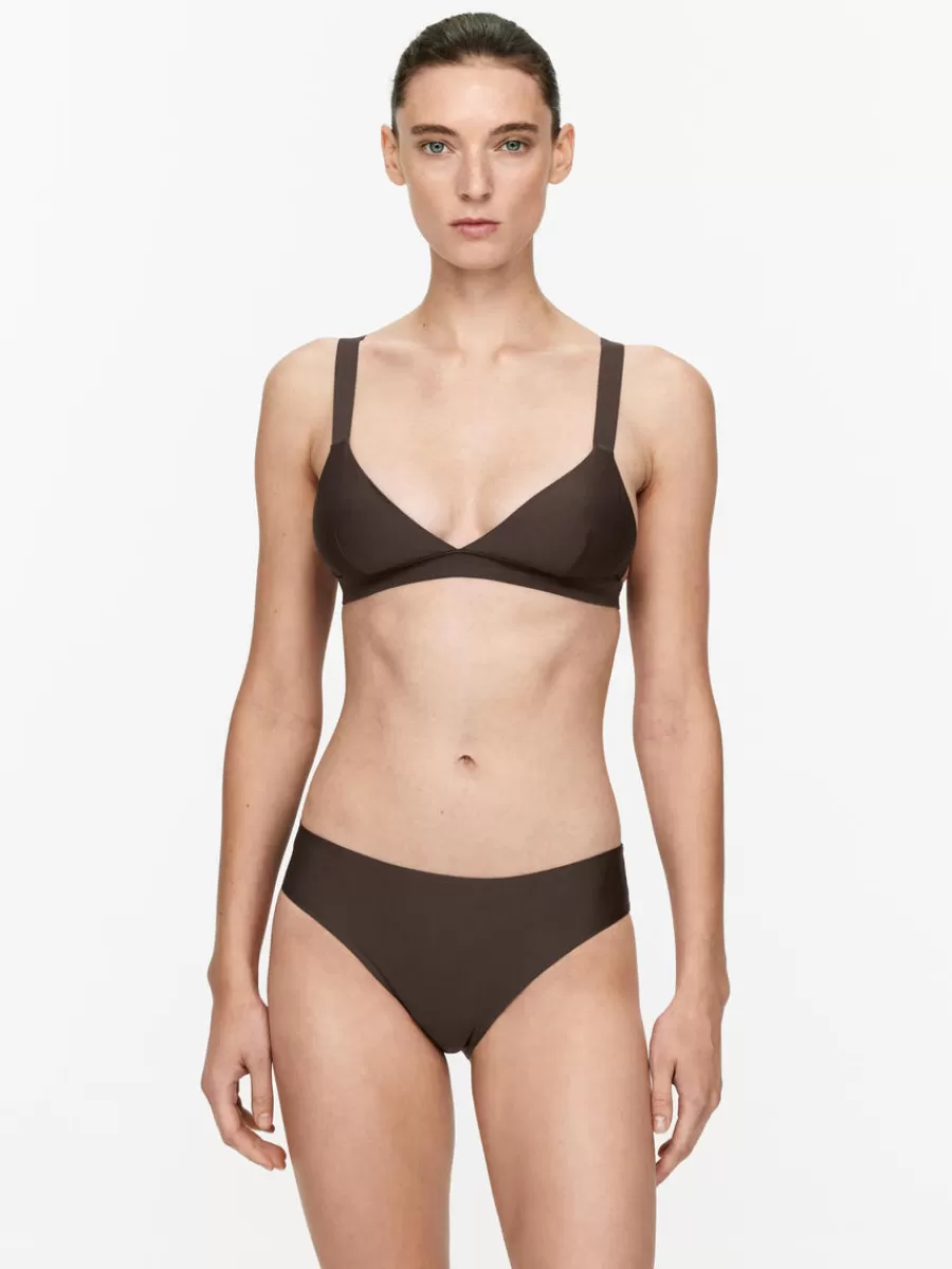 Sous-Vêtements-ARKET Soutien-gorge triangle souple Marron foncé