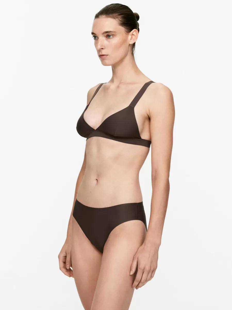 Sous-Vêtements-ARKET Soutien-gorge triangle souple Marron foncé