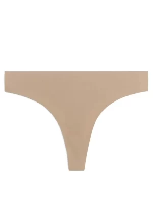 Sous-Vêtements-ARKET String sans couture Beige