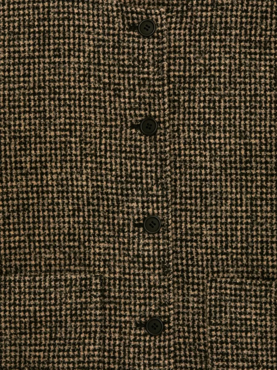 Chemises Et Chemisiers-ARKET Surchemise en laine mélangée Marron