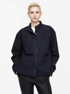 Chemises Et Chemisiers-ARKET Surchemise en lin et coton Bleu foncé