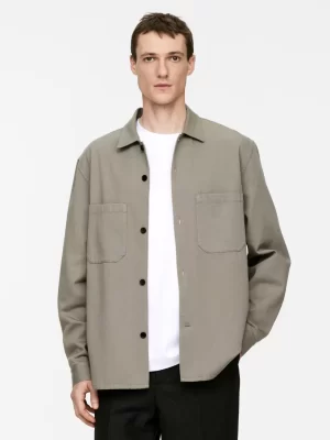 Chemises-ARKET Surchemise en sergé de coton Pierre