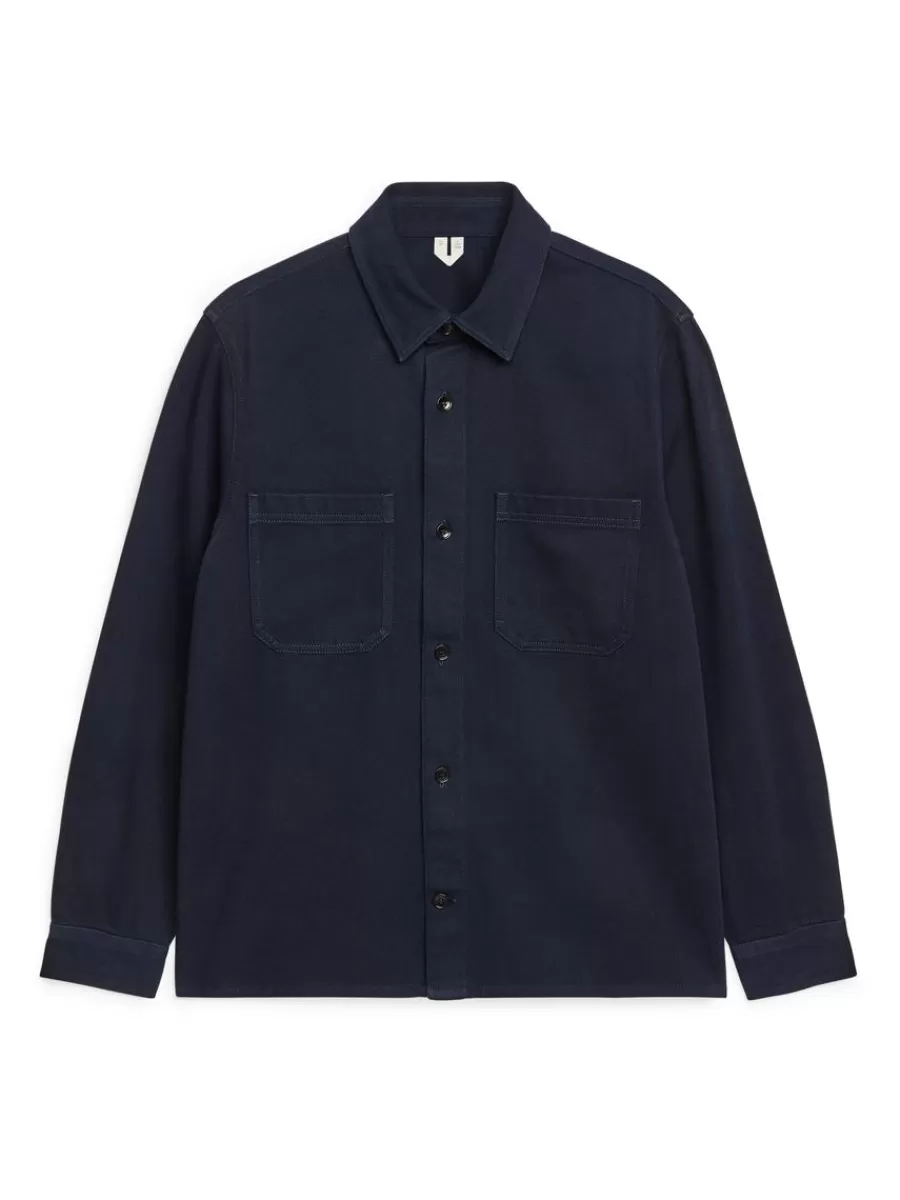 Chemises-ARKET Surchemise en sergé de coton Bleu foncé