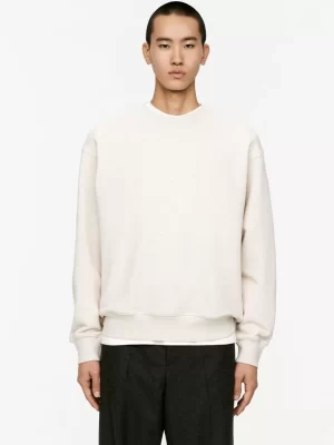Sweats Et Pulls À Capuche-ARKET Sweat décontracté Gris clair chiné