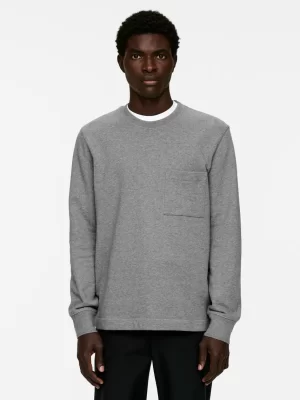 Sweats Et Pulls À Capuche-ARKET Sweat de coupe droite Gris chiné