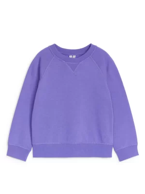 Hauts | Sweats-ARKET Sweat en coton Violet