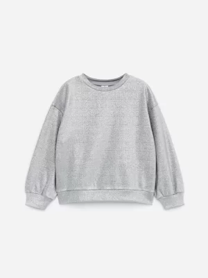 Hauts | Sweats-ARKET Sweat en lurex Gris/Métallisé