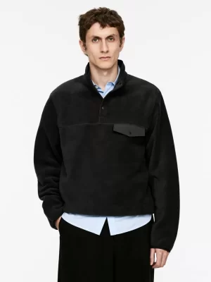 Vêtements De Sport | Sweats Et Pulls À Capuche-ARKET Sweat en molleton Noir