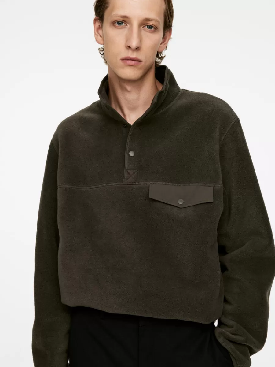Vêtements De Sport | Sweats Et Pulls À Capuche-ARKET Sweat en molleton Taupe foncé