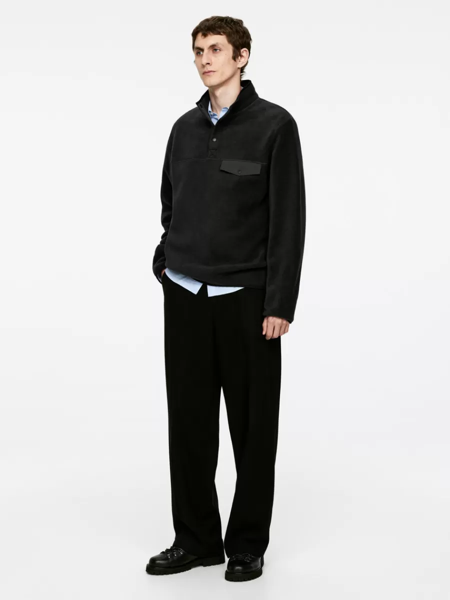 Vêtements De Sport | Sweats Et Pulls À Capuche-ARKET Sweat en molleton Noir