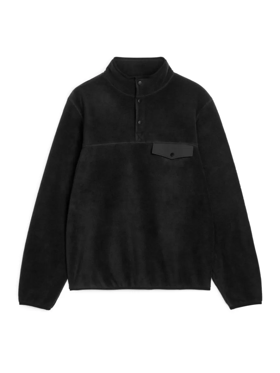 Vêtements De Sport | Sweats Et Pulls À Capuche-ARKET Sweat en molleton Noir