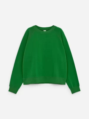 Sweats Et Pulls À Capuche-ARKET Sweat en éponge Vert