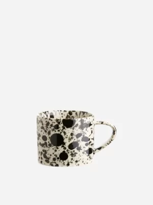 Accessoires De Table | Tasses-ARKET Tasse en grès Blanc cassé/Noir