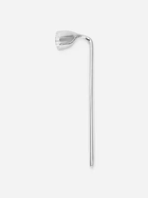Bougeoirs-ARKET Éteignoir à bougie en laiton 25 cm Argent