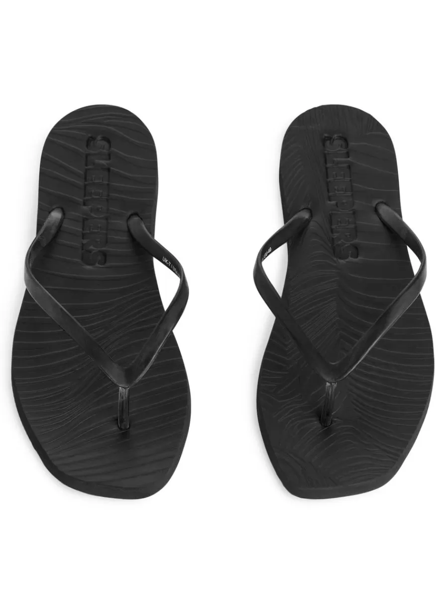 Toutes Les Chaussures | Maillots De Bain-ARKET Tongs Sleepers Tapered Noir