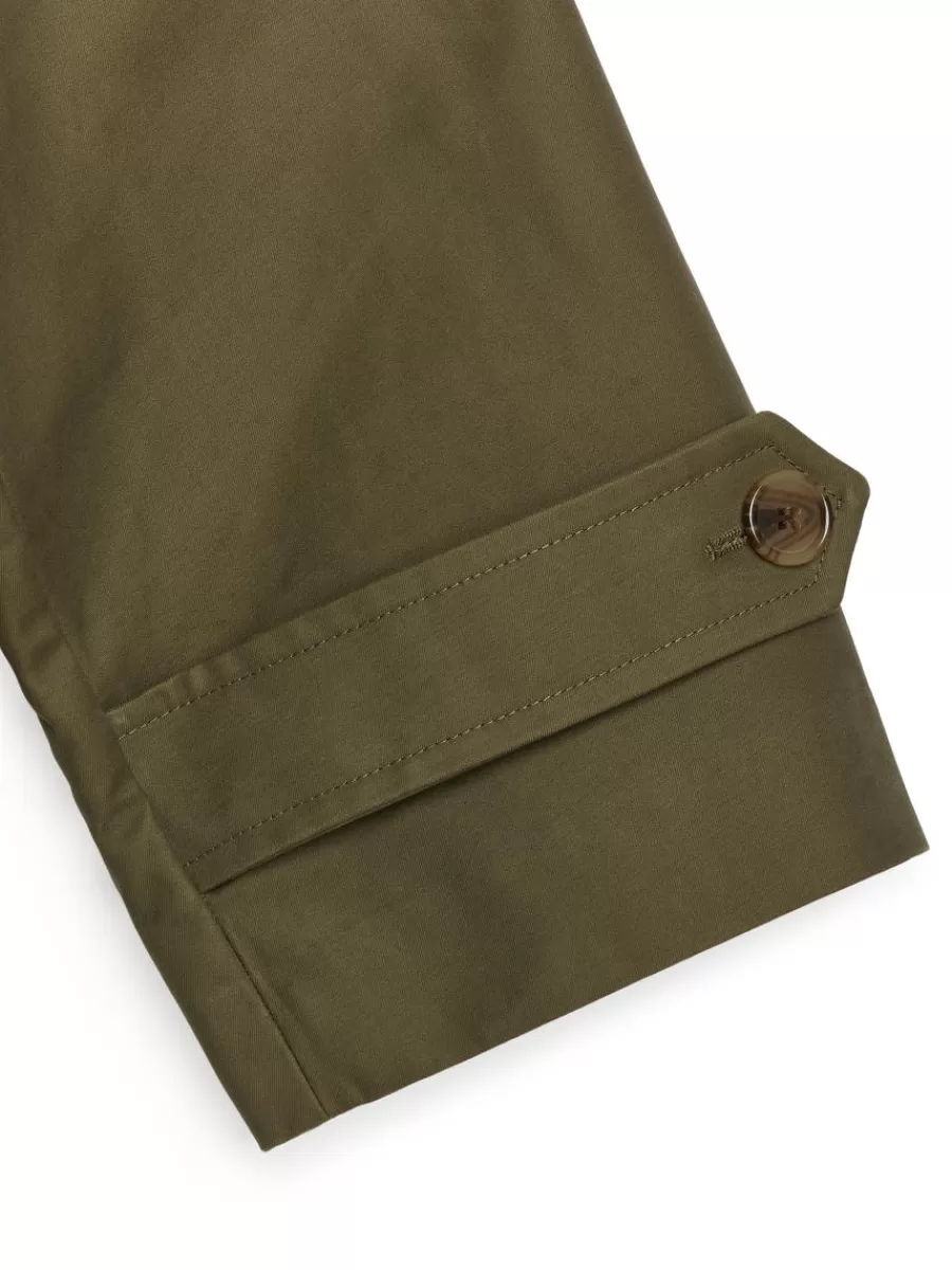 Manteaux Et Vestes-ARKET Trench court Vert kaki