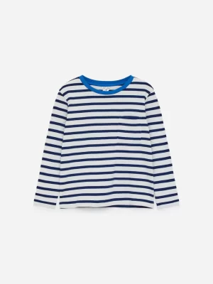 Hauts | Hauts-ARKET T-shirt à manches longues Blanc/Bleu foncé