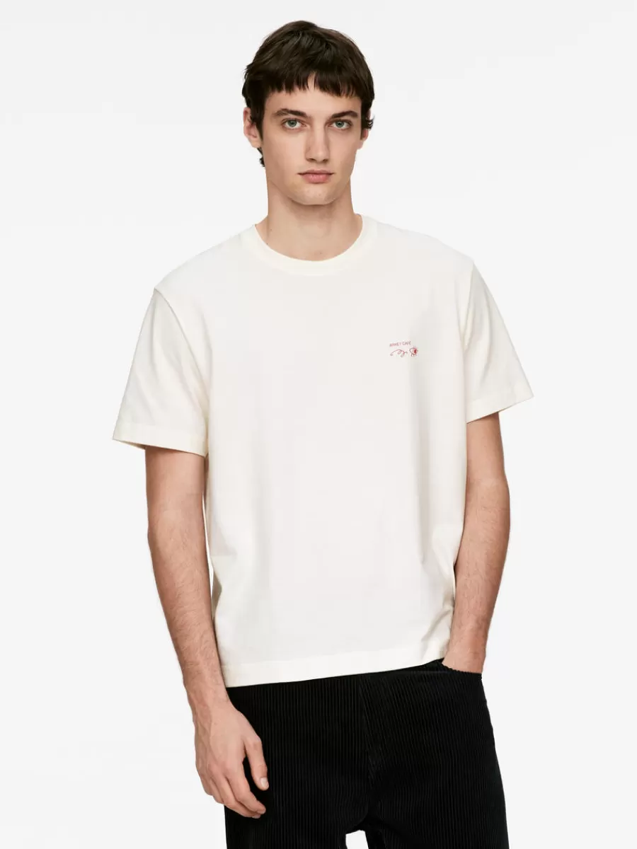 T-Shirts-ARKET T-shirt à manches longues CAFÉ Blanc