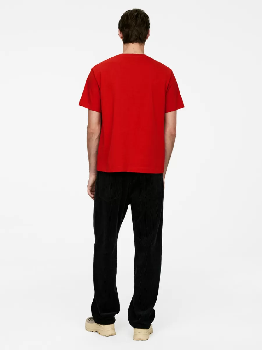 T-Shirts-ARKET T-shirt à manches longues CAFÉ Rouge