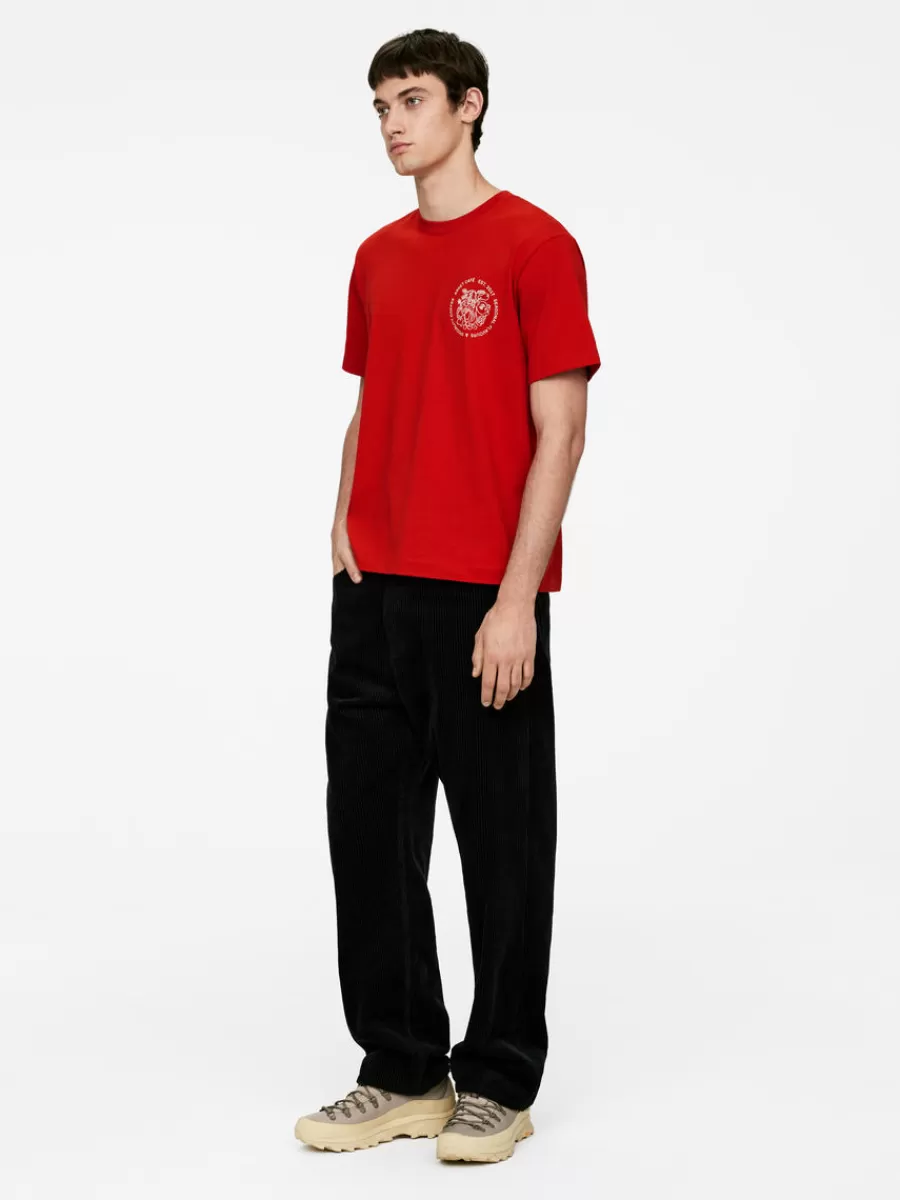 T-Shirts-ARKET T-shirt à manches longues CAFÉ Rouge