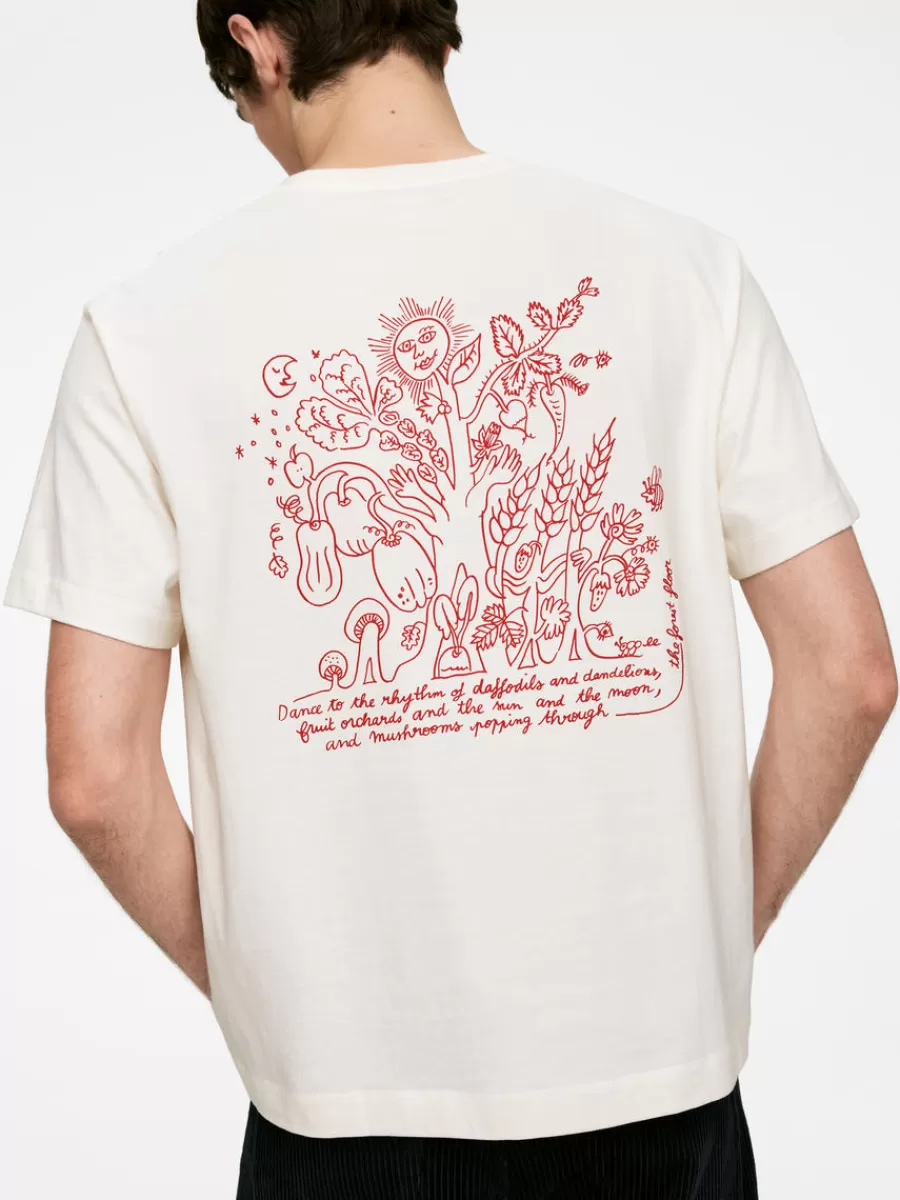 T-Shirts-ARKET T-shirt à manches longues CAFÉ Blanc