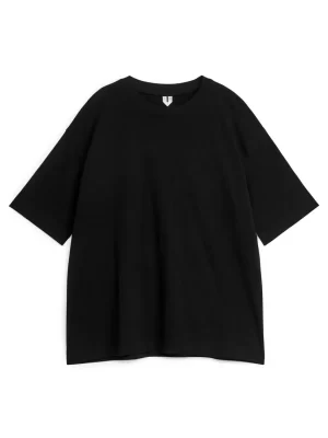 T-Shirts-ARKET T-shirt décontracté SHIRO Noir