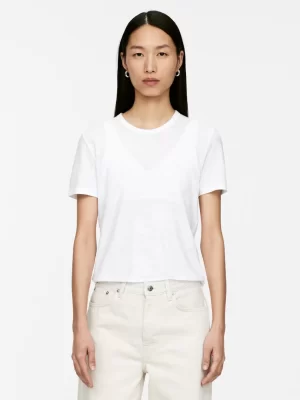 T-Shirts-ARKET T-shirt en crêpe Blanc