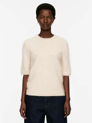 T-Shirts | Mailles Et Cardigans-ARKET T-shirt en maille de laine Beige