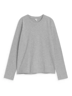T-Shirts-ARKET T-shirt en tissu léger IRIS gris