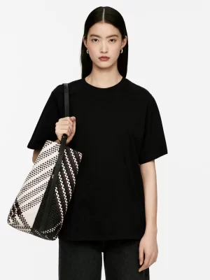 T-Shirts-ARKET T-shirt oversize Noir