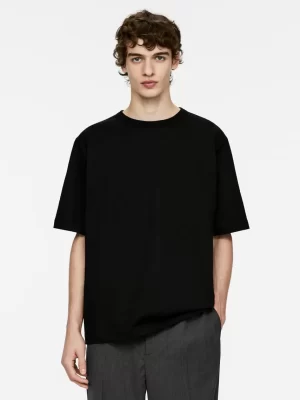 T-Shirts-ARKET T-shirt épais Noir