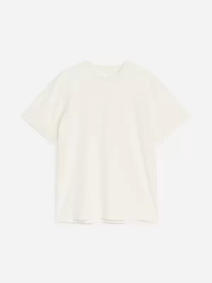 T-Shirts-ARKET T-shirt tubulaire Blanc cassé